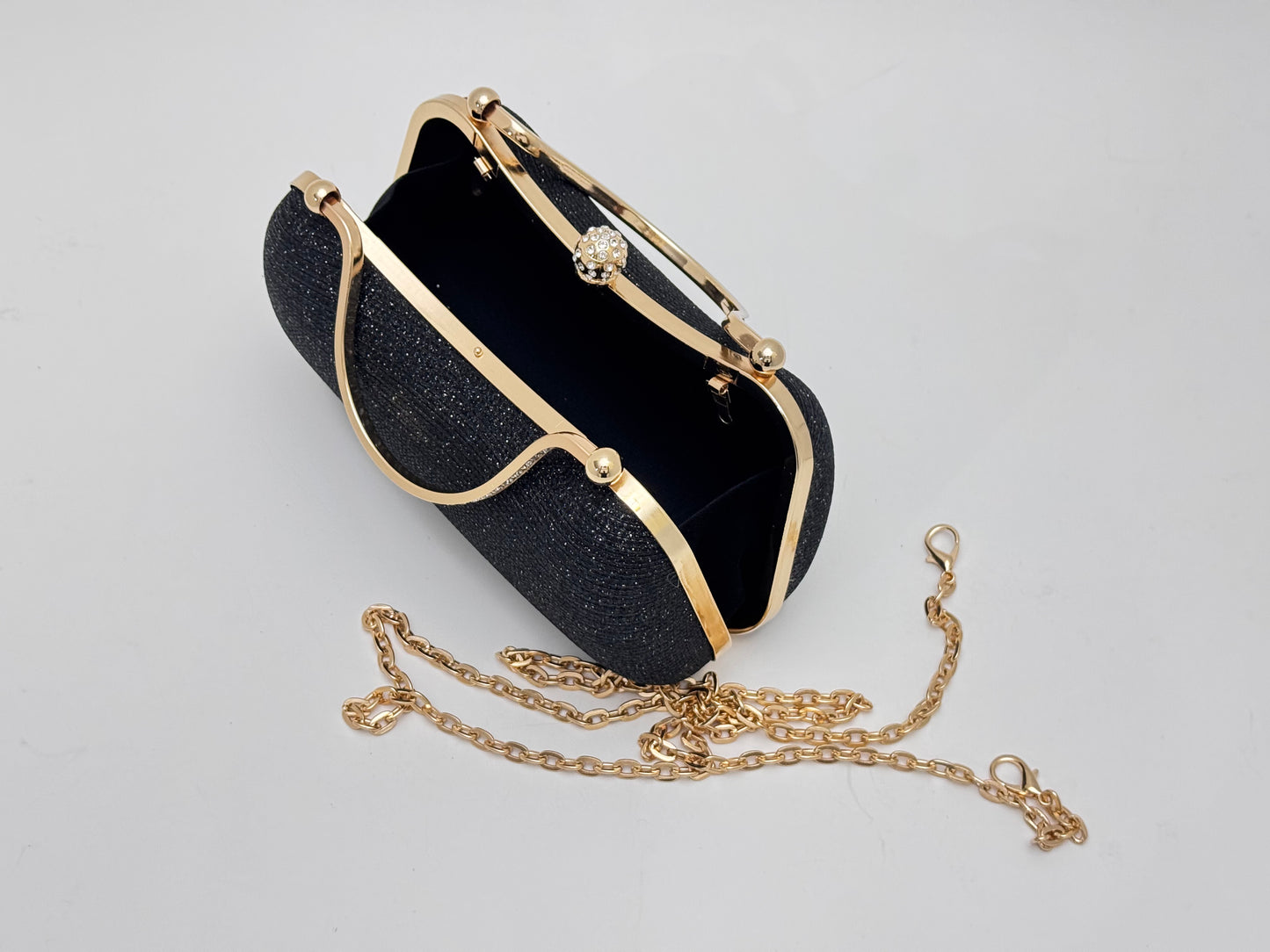 VINTAGE RHINESTONES GLITTER HANBAG