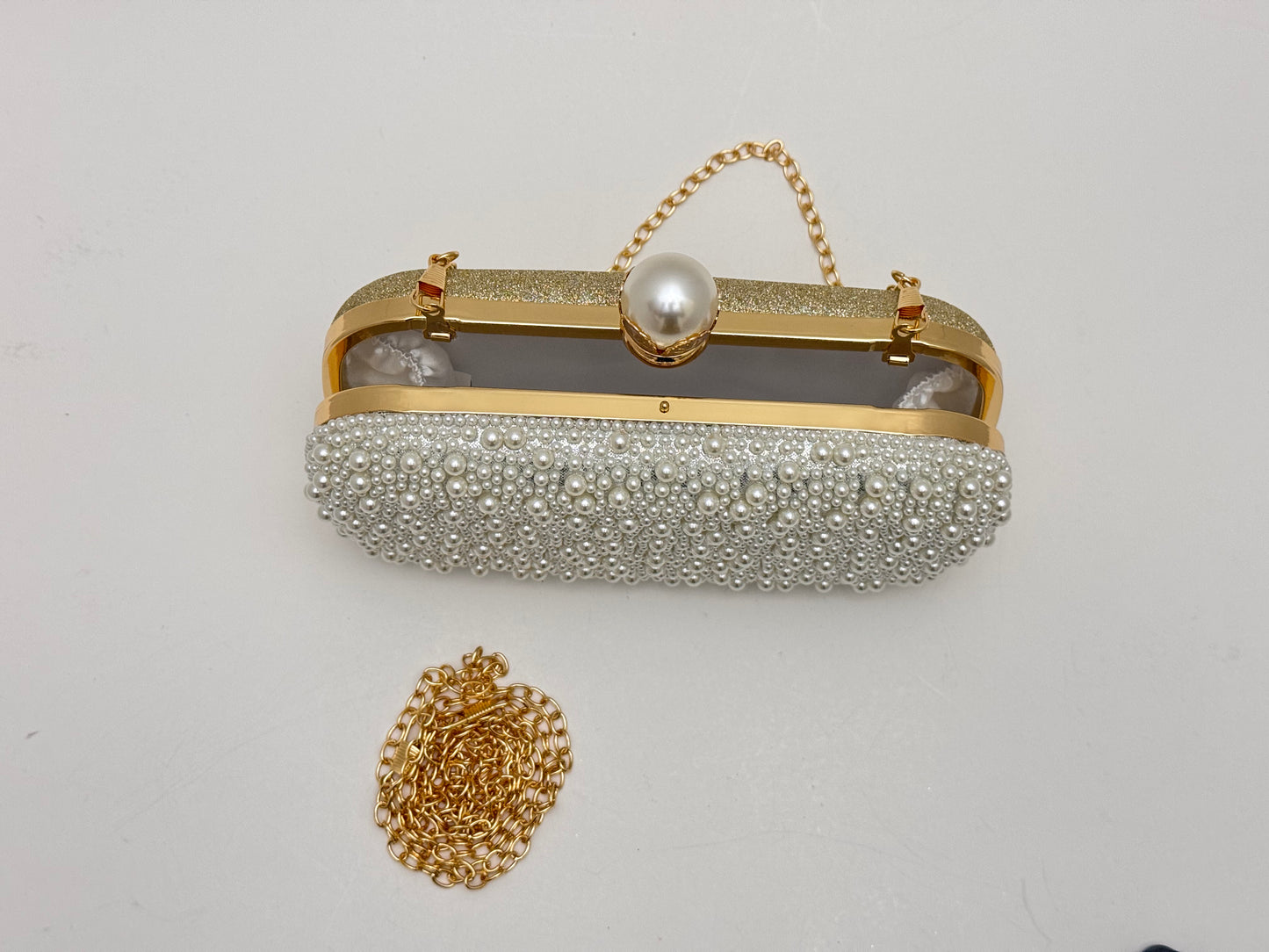 CHANTAL PEARL CLUTCH BAG
