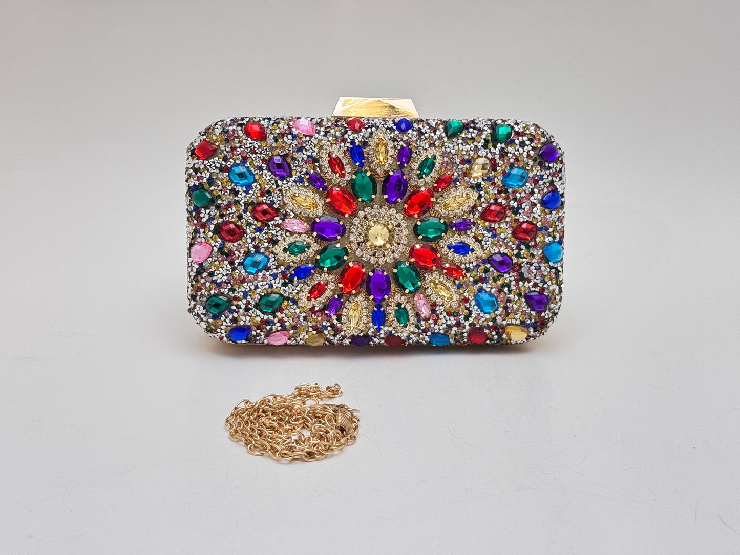 CELESTIAL CROWN CLUTCH BAG