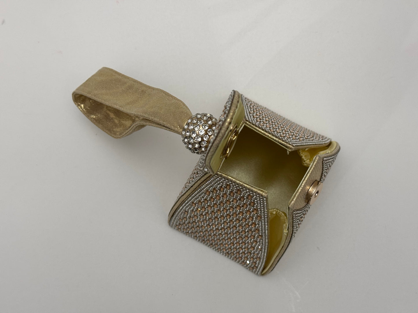 CRYSTAL PYRAMID HANDBAG