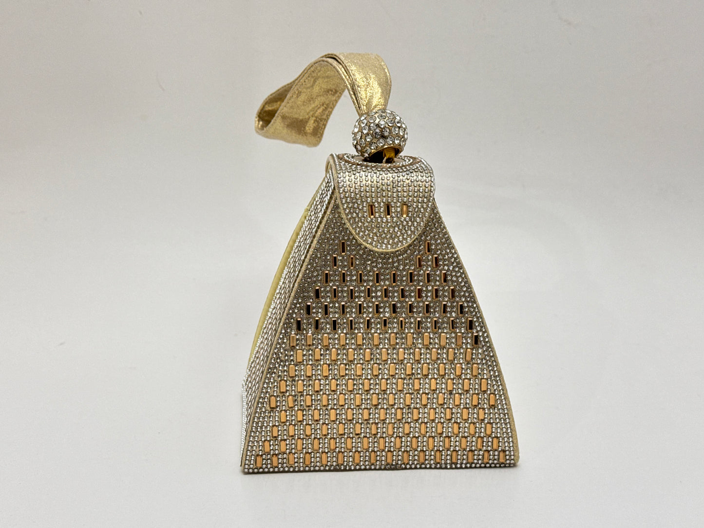 CRYSTAL PYRAMID HANDBAG