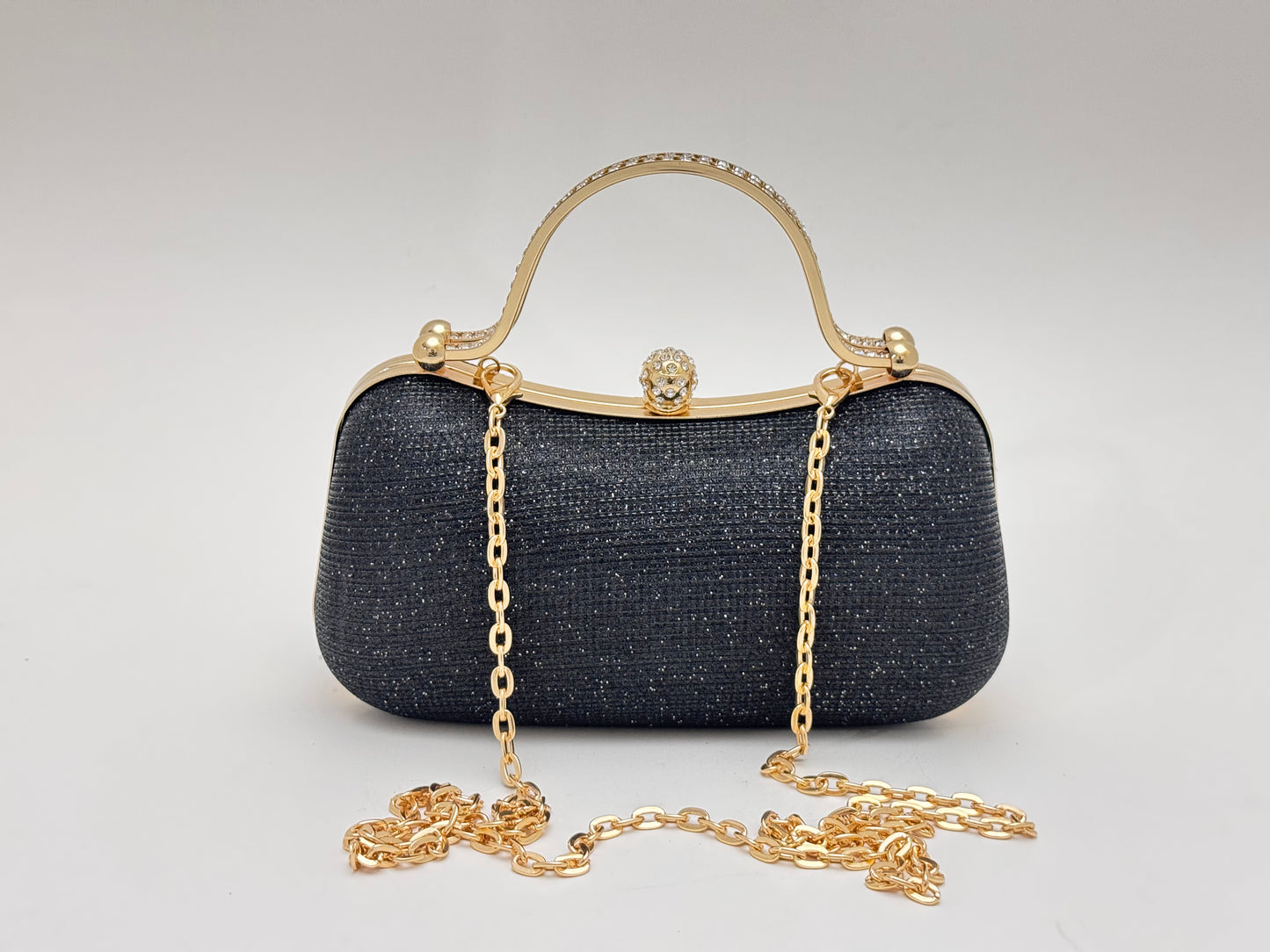 VINTAGE RHINESTONES GLITTER HANBAG